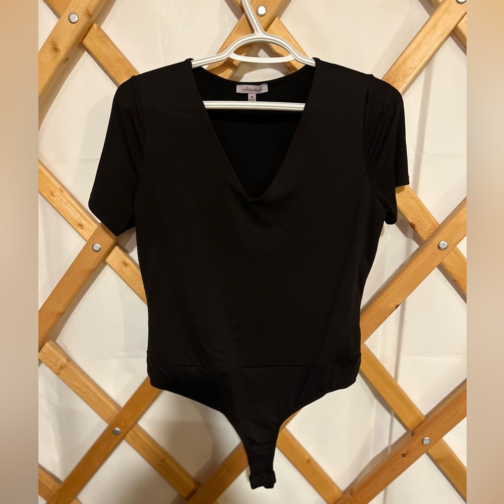 White Birch Black Bodysuit